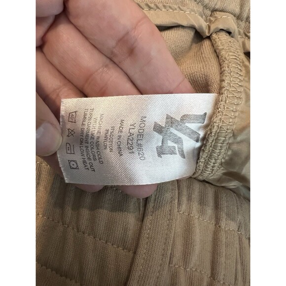 YoungLA Pants Mens Brown Beige Drawstring Joggers Sweatpants 34L - Picture 5 of 12